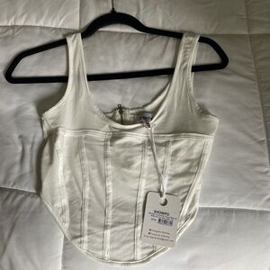 Showpo - Meekah Top - Mesh Corset Top - NWT